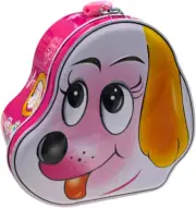 Metal Money Box with Dog Lock Funny Tin Money Box Large Size for Children Girls
