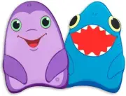 Melissa & Doug Sunny Patch Dolphin and Shark Kickboards - Learn-to-Swim Pool Toy