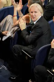 Director James Cameron in the audience at the 82nd Academy Awards - Old Photo