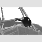 Clamp-on Spare Tire Mount Holder Carrier Polaris RZR XP1000 XP TURBO 2 & 4 Seat