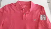 VINEYARD VINES CLASSIC POLO AMERICA'S CUP JETTY RED SIZE SMALL NEW WITH TAGS