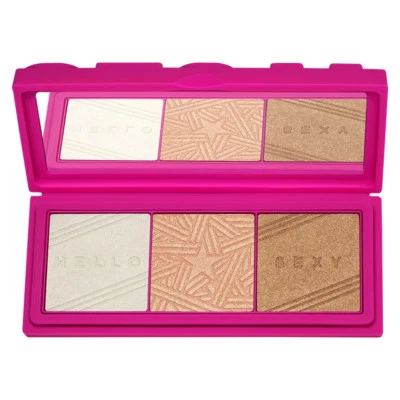 GLAMGLOW GLOWPOWDER Hyaluronic Acid Glow Highlighter Palette Powder FABFITFUN
