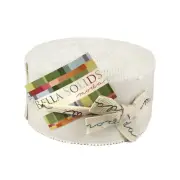 Moda Jelly Roll - BELLA WHITE SOLIDS - 100% Patchwork Cotton Fabric