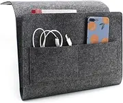 Felt Bedside Pocket, Felt Bed Storage Organizer Holder Bedside Pocket Bed Organizer Multi Slot Bedside Pocket Sofa Desk Side Hanging Bag for for Holds TV Remote Magazine Books Cell Phone
