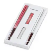 Le Creuset Chopstick & Chopstick Rest Set Rose Quartz White from Japan Fedex
