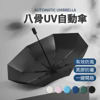 在飛比找蝦皮購物優惠-八骨UV自動傘 UV傘 自動摺疊傘 雨傘 自動傘 摺疊傘 晴