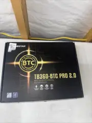 Biostar TB360-BTC PRO 2.0 Core i7/i5/i3 Mining Motherboard - Open Box NEW