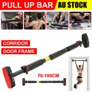 Essential Pull Up Bar Chin Up Bar 70-100cm Adjustable Push Up Bar Wall Gym 200KG
