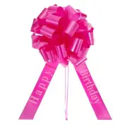 25 Inch Big Car Pull Bow Metallic Giant Bow for Decoration, Pink