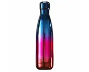 1pcs electroplated insulated cold cup 304 stainless steel cup Sports cup Car water cup 500ml - Blue purple gold