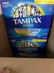 Tampax Pearl, Tampons, Jumbo, 20Lites 54Regular 20Super Absorbency, 94 Count