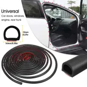 D Shape Universal Car Door Rubber Seal Strip Weatherstrip Trim Edge Cover 5M (for: Fiat)