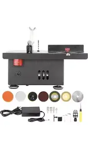 Mini Table Saw, Cold Rolled Steel 110‑240V Bench Lathe Machine