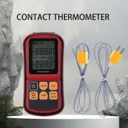 LCD Digital Thermocouple Thermometer Temperature Dual-channel Meter Tester