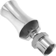Fountain Nozzle Theme High-Precision Water Thermometer Bracket Favors Beta Thermometer Square Bracket Pond Fountain Head Fountain Spray Head Stainless Steel Silver