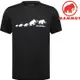 Mammut 長毛象 QD Logo Print T-Shirt AF 男款 亞版快乾短袖T恤 1017-02012 00255 黑 PRT3
