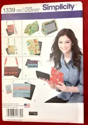 Simplicity Pattern 1339 Cover for Tablet Ipad & Phone Sewing Craft Project (H)