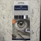 Faber-Castell Graphite Sketch Set with 6 Pencils, A Sharpener & Eraser