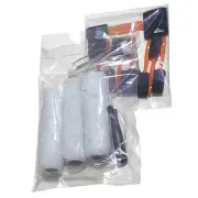 Zoro Select 5Dhx2 20" X 20" Open Poly Bags, 4 Mil, Clear