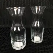 Mini Wine Decanters 2 Single Serving Glass Carafes