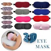 Soft Padded Sleep Mask 3D Eye Blackout Luxurious eye Cover Travel Blindfold mask