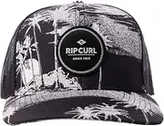 [Rip Curl] Curve Peak, Structured Trucker Hat, Mesh Snapback Baseball Cap for Men, Adjustable