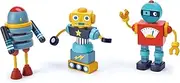 Tender Leaf Toys Robot Construction - Set of 3 Mix and Match Wooden Robots