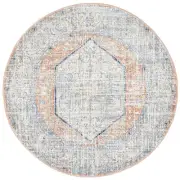 NEW Tapete Rug Mayfair Lorissa Round Rug Peach 240x240cm