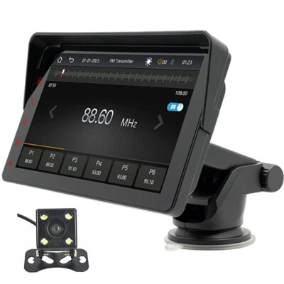 Stereo Car Radio For Apple Carplay 7in Monitor MP5 Player Bluetooth FM W/Camera (for: Peugeot)