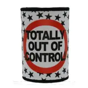 Totally Out Of Control Novelty Insulated Stubby Holder Can Cooler Kris Kringle