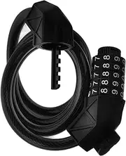 MUELODSIC Bike Password Lock Durable Theft Security Lock for Bikes Motorcycles Multi Functional Design Portable and Versatile for Safe Locking Professional Cycling Security System