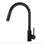 Kitchen Sink Mixer Tap Swivel Gooseneck Pull Out Laundry