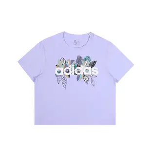 ADIDAS 女 W FARM G T 流行 休閒圓領T(短)-GS4165 廠商直送