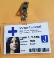 Daredevil ID Badge-Claire Temple prop cosplay costume Jesica Jones Luke Cage