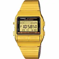 在飛比找PChome24h購物優惠-CASIO 多樣化機能時尚電子錶-金/33mm