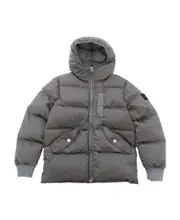 Stone Island Junior Compass-Badge Zipped Padded Jacket 8Y,14Y,12Y,10Y blue-gray