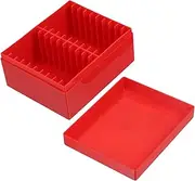 SEWACC Box Coin Box Display Cabinet Display Case Coin Cases Coin Souvenir Holder Ammo Case Challenge Coin Holders Coin Tray Challenge Coin Display Stand Change Organizer Ammo Cans PC Red