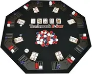 Trademark Poker Texas Traveller Table Top and 300 Chip Travel Set