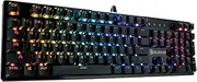 Bloody B820 Optical Mechanical Gaming Keyboard with Individually Backlit RGB LED Keys Wired, 104 Keys Standard, Blue Switch - MX Blue Equivalent for Windows PC and Laptop