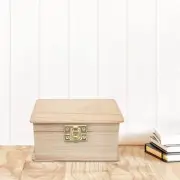 10 pcs Wooden Box Hasp Latch Jewelry Box Lock Gift Box Buckle Hasp Metal Hasp