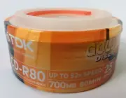 TDK CD-R Gold 25pk Blank Discs Spindle