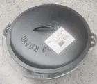 Classic Cajun Cast Iron Dutch Oven Pot Gumbo Soup Gravy Stew 16 quart