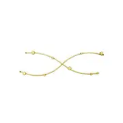 Modern Creative Minimalist Gold Hook Living Room Coat Hat Storage Rack Bathroom Toilet Wave Line Metal Wall Decoration Key Hook