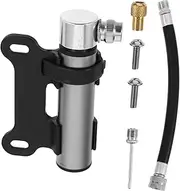 Generic Bicycle Pump Frame Mounted Bike Pump Mini Hand Pump Air Pump for Bike Portable Mini Bike Pump Mountain Bike Pump Mini Bike Accessories Bicycle Air Pump Black Aluminum Alloy
