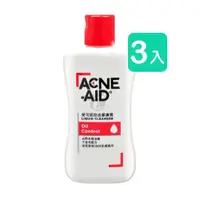 在飛比找PChome24h購物優惠-Acne-Aid愛可妮 控油潔膚露 100ml (3入)