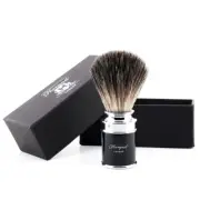 Synthetic Beard Shave Brush with Brass Handle for Beard Grooming & Shaving Tools
