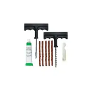 9Pc Pro-Tyre Tyre Repair Kit - Include T-Handle Reamer Plugger & Tyre Seal Plugs