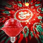 RGB E27 Lamp Bulb Festive Atmosphere Lamp Projector Auto Rotating Stage Lig HOT