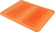 Foot Massager Mat, Acupressure Relaxation Reflexology Mat for Plantar Fasciitis, Heel, Arch Pain & Stress - (Orange)