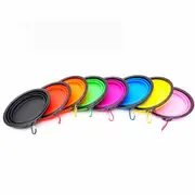 Pet Folding Bowl Silicone Bowl Anti Spill Feeding Basin Blind Box For Cat And Dog Utensils
